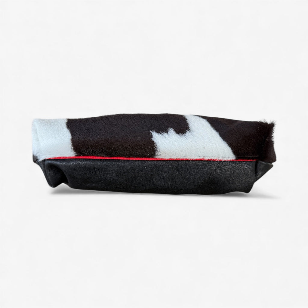 Baby Blair- East West Shoulder Bag, Cow Print