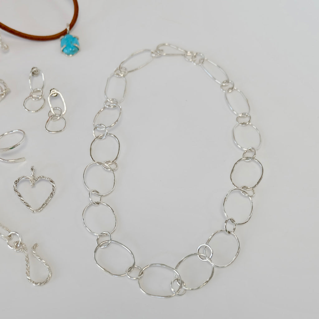 Silver Link Necklace