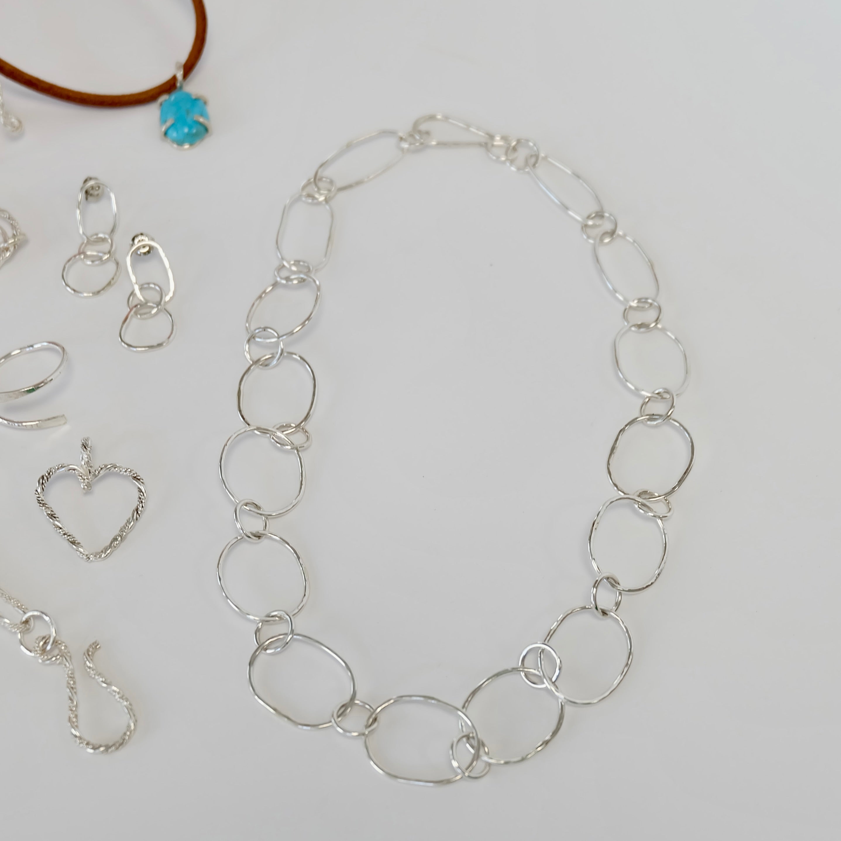 Silver Link Necklace